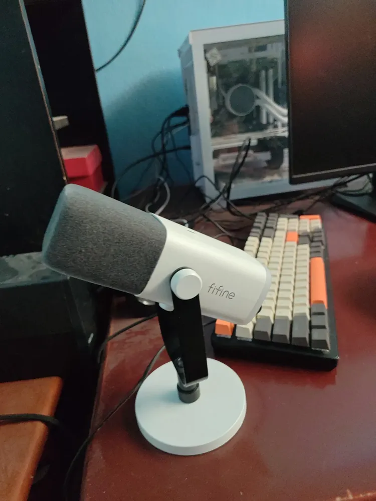 Foto del micrófono compartida por un comprador
