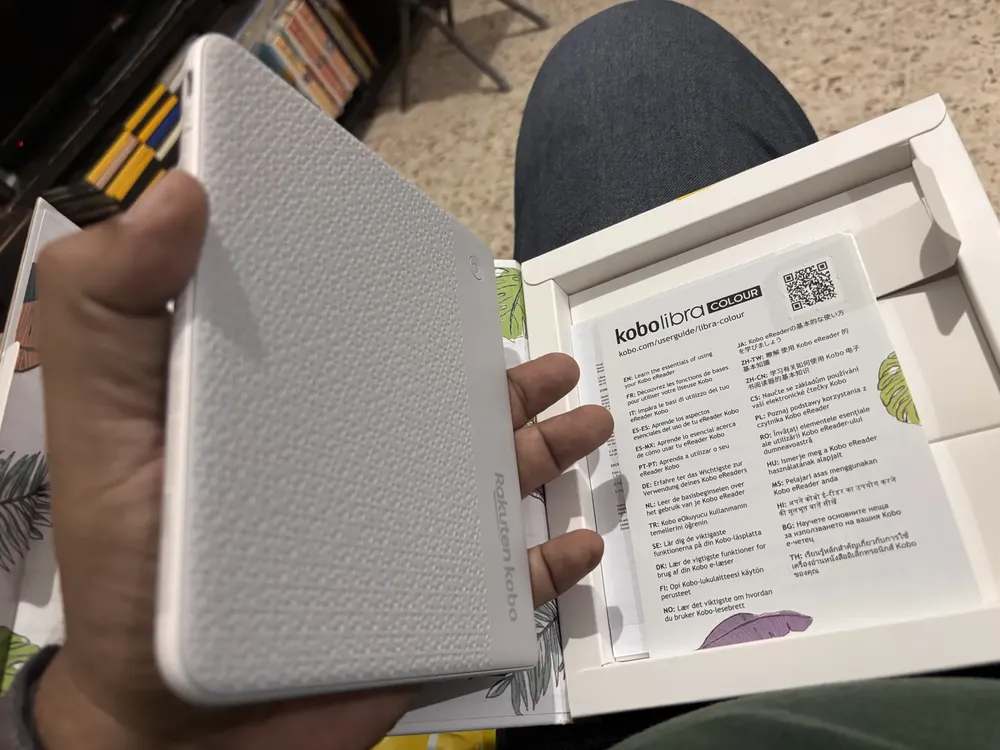 Kobo Libra Colour Cor Branco | Parcelamento sem juros