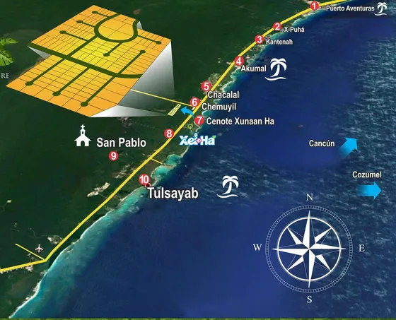 Terreno En Venta En Chemuyil Tulum