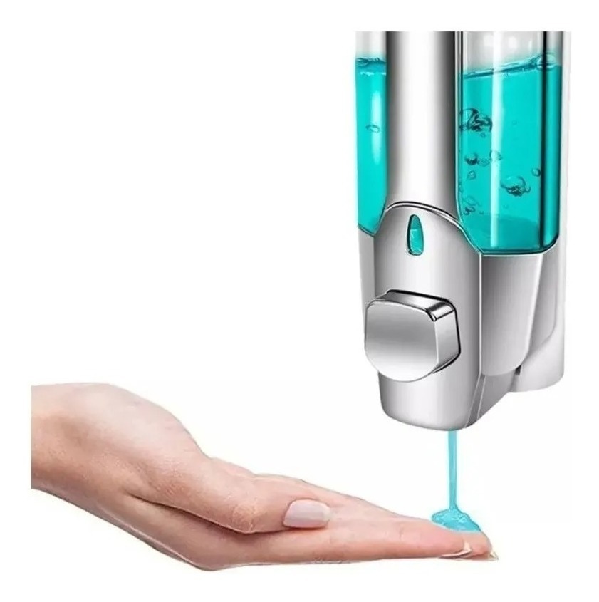 Dispensador Jabón Líquido Champú Gel Antibacterial En Baño | Mercado Libre