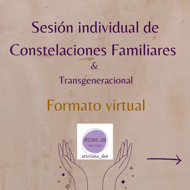 Constelaciones Familiares Individual Sesion Online Virtual