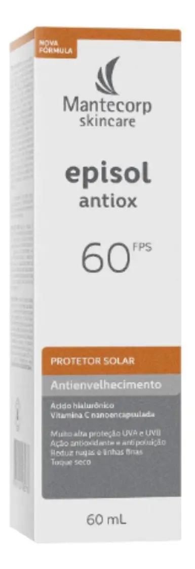 Protetor solar facial Episol Antiox Fps60 60ml