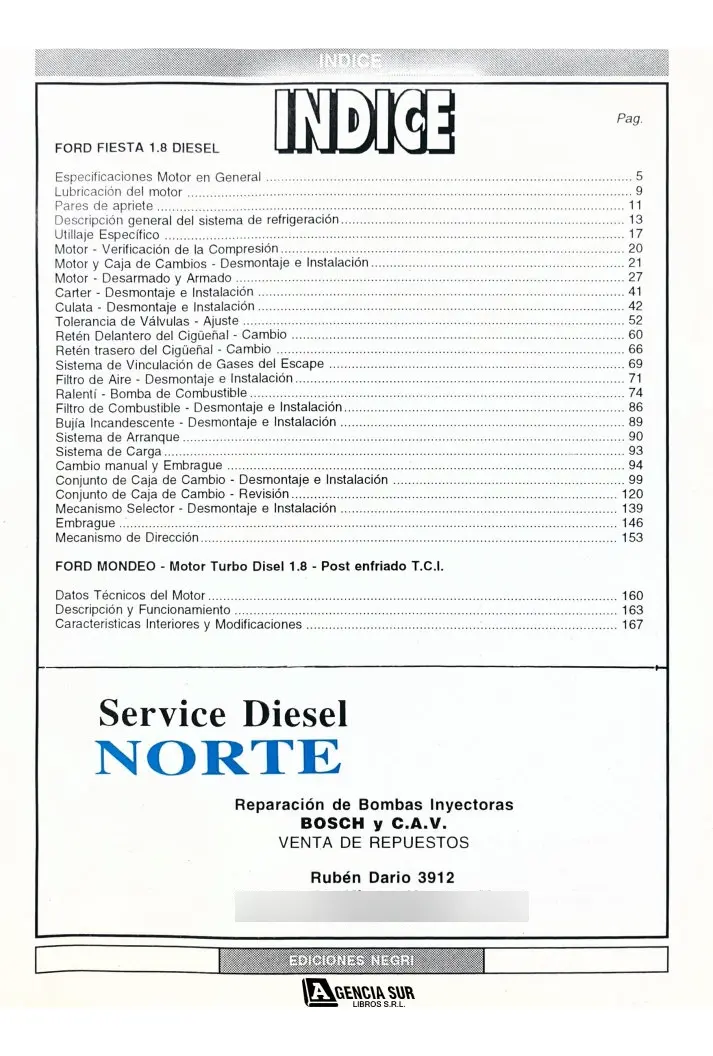 Manual y Guía Automotor DIESEL 1997