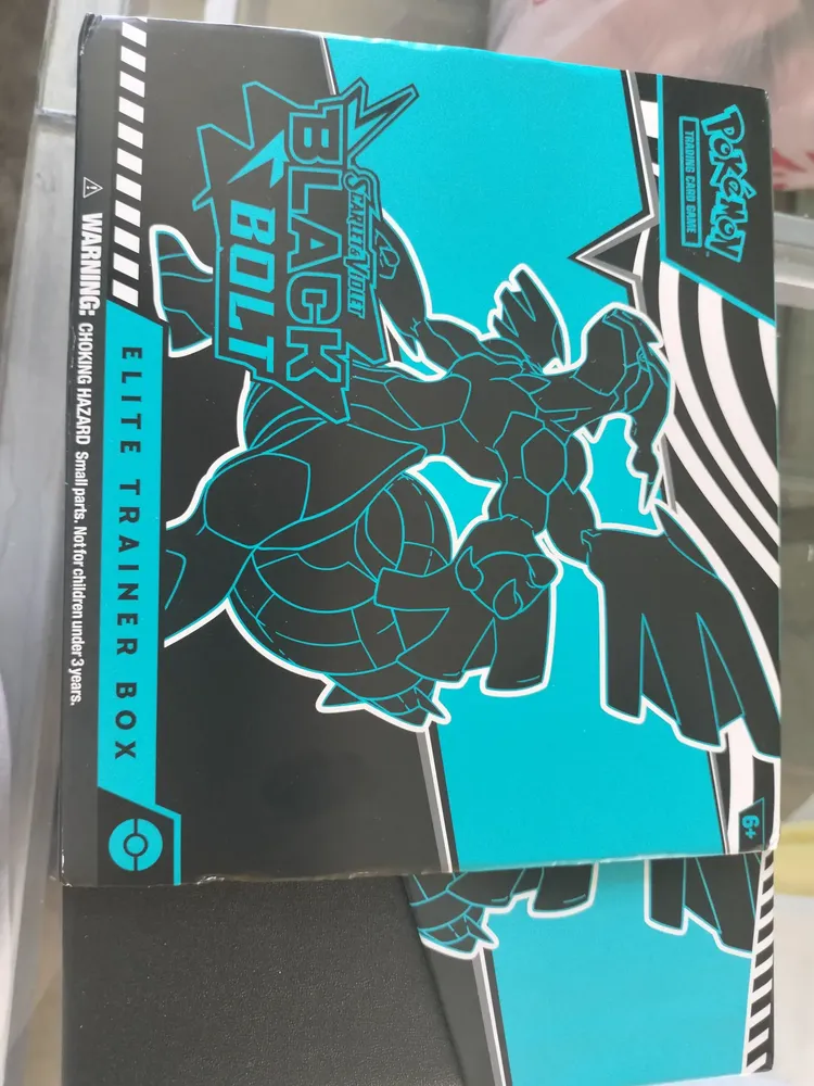 Elite Trainer Box Black Bolt Pokémon Inglês Etb Polemon Black Bolt