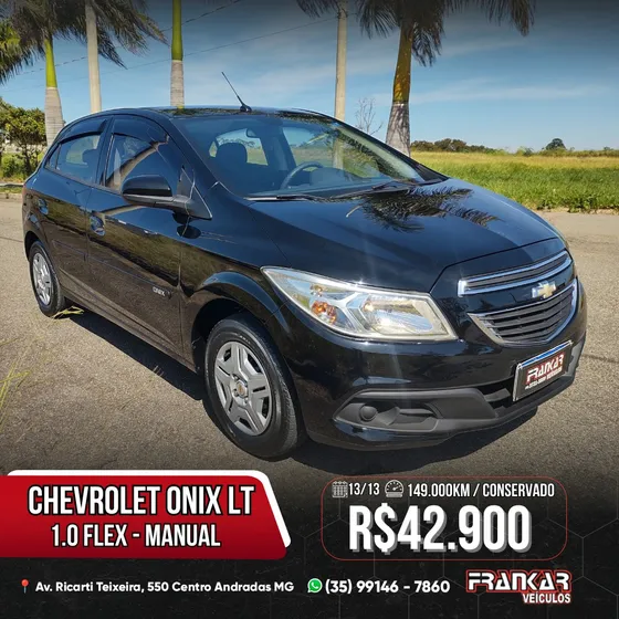 Chevrolet Onix 1.0 Mpfi Lt 8v Flex 4p Manual