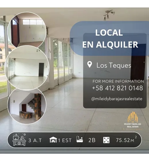 Local En Alquiler Los Teques P
