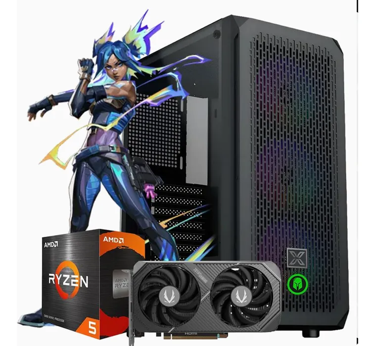 Pc Armada Amd Ryzen 5 5500 Rtx 5050 16gb 512gb
