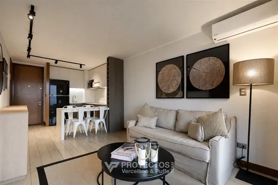 Departamento En Venta De 1 Dorm. 1 Baño En Las Condes