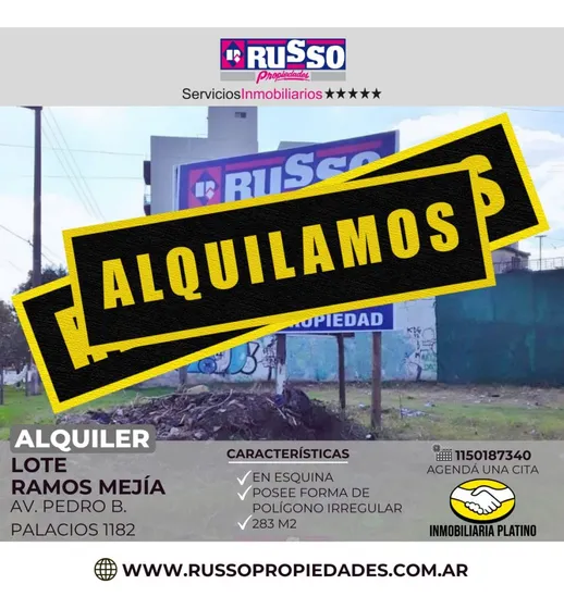 Alquiler Lote Ramos Mejia