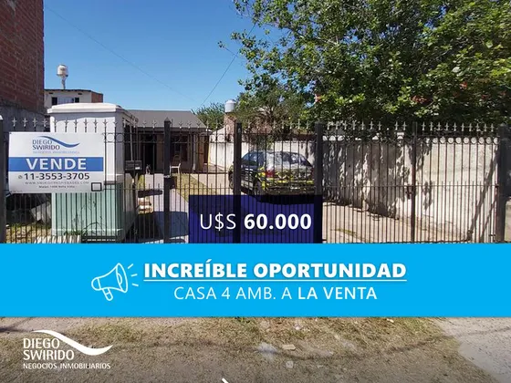 Casa Cerca Estacion Jose C Paz Calle Quiroz 400