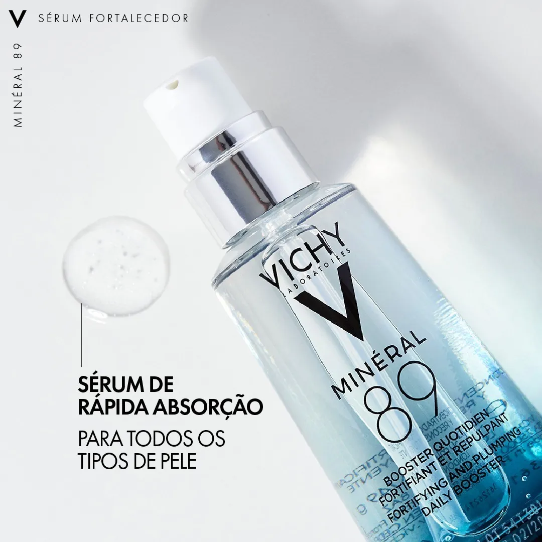 Sérum Facial Fortalecedor com Ácido Hialurônico Puro e Minerais para Hidratação Intensa...