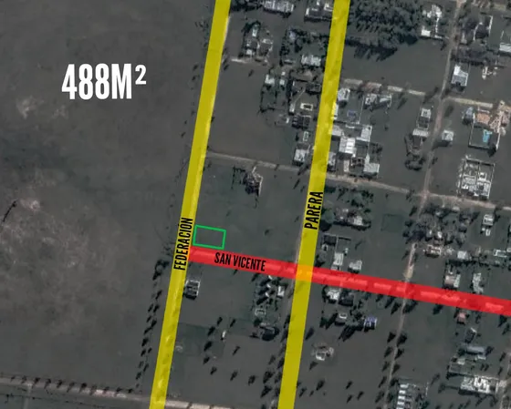 Terreno En Venta - 488mts2 - General Belgrano, Gualeguaychú, Entre Ríos