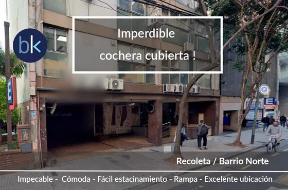 Excelente Cochera Fija