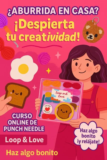 Curso Online De Bordado Punch Needle | Aprende Desde Cero 