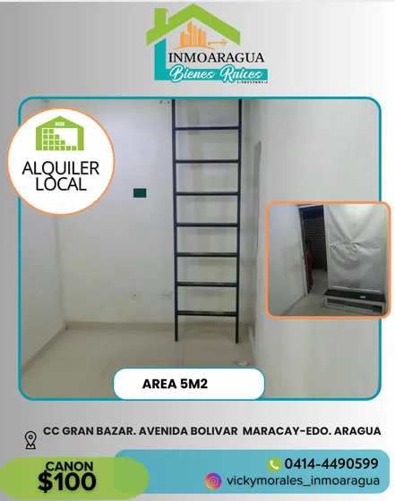 Alquiler Local Cc Gran Bazar/ave.bolivar/mcy/vm239