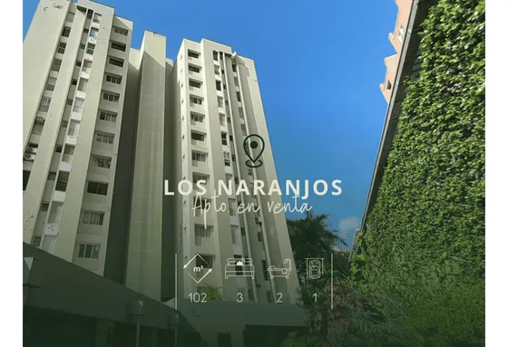 Los Naranjos - El Hatillo. Venta Apartamento 102mt2 / 3h / 2b / 1e