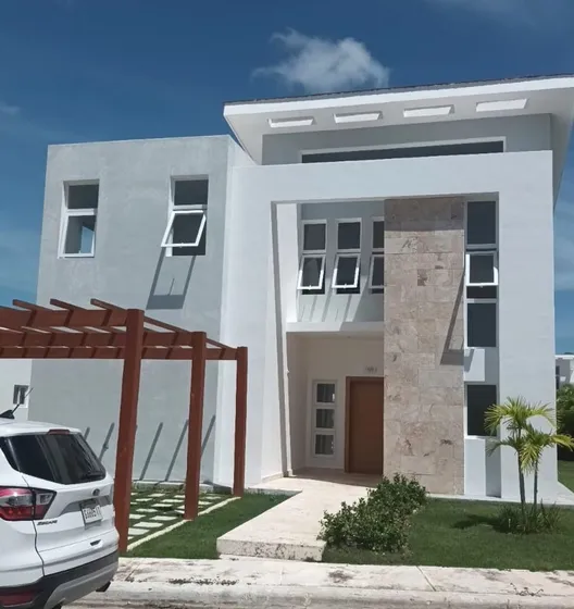 Villa En Oasis Del Lago, Vista Cana, Punta Cana, 3 Habitaciones, Residencial Con Casa Club Y Piscina
