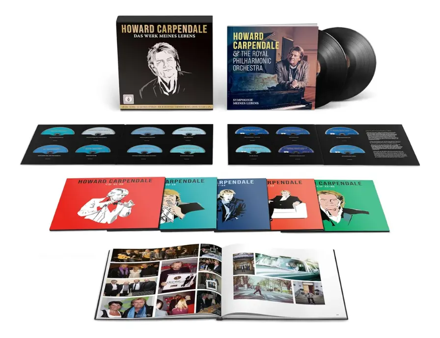 Howard Carpendale Das Werk Meines 2 Lp's + 46 Cd's + 6 Dvds Estándar