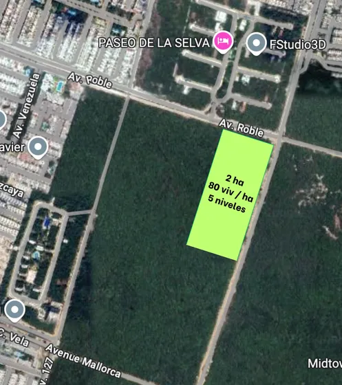 Terreno En Venta 2 Hectáreas En El Corazón De Polígono Sur Cancún