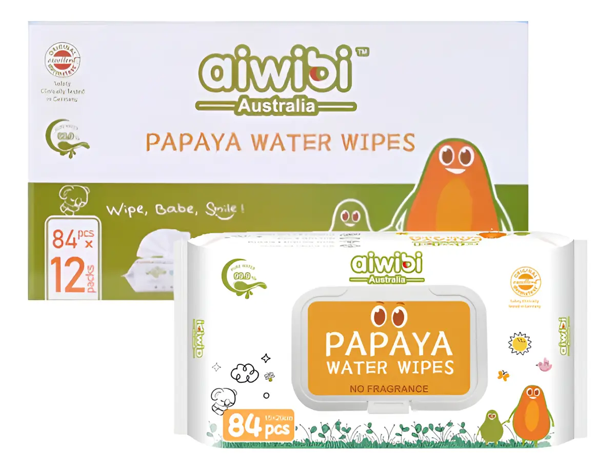 AIWIBI TOALLAS HUMEDAS PAPAYA 84 UNID.