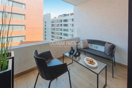 1 Dormitorio, 1 Baño, 50mts, Diseño Inteligente, Las Condes