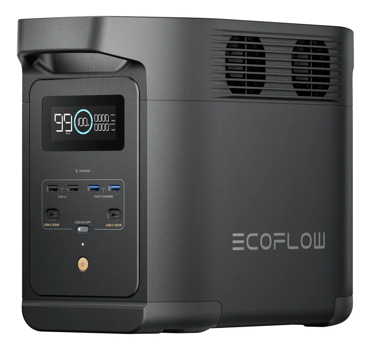 Ecoflow DELTA BLACK E980 127v Estação De Energia Portátil Gerador Solar