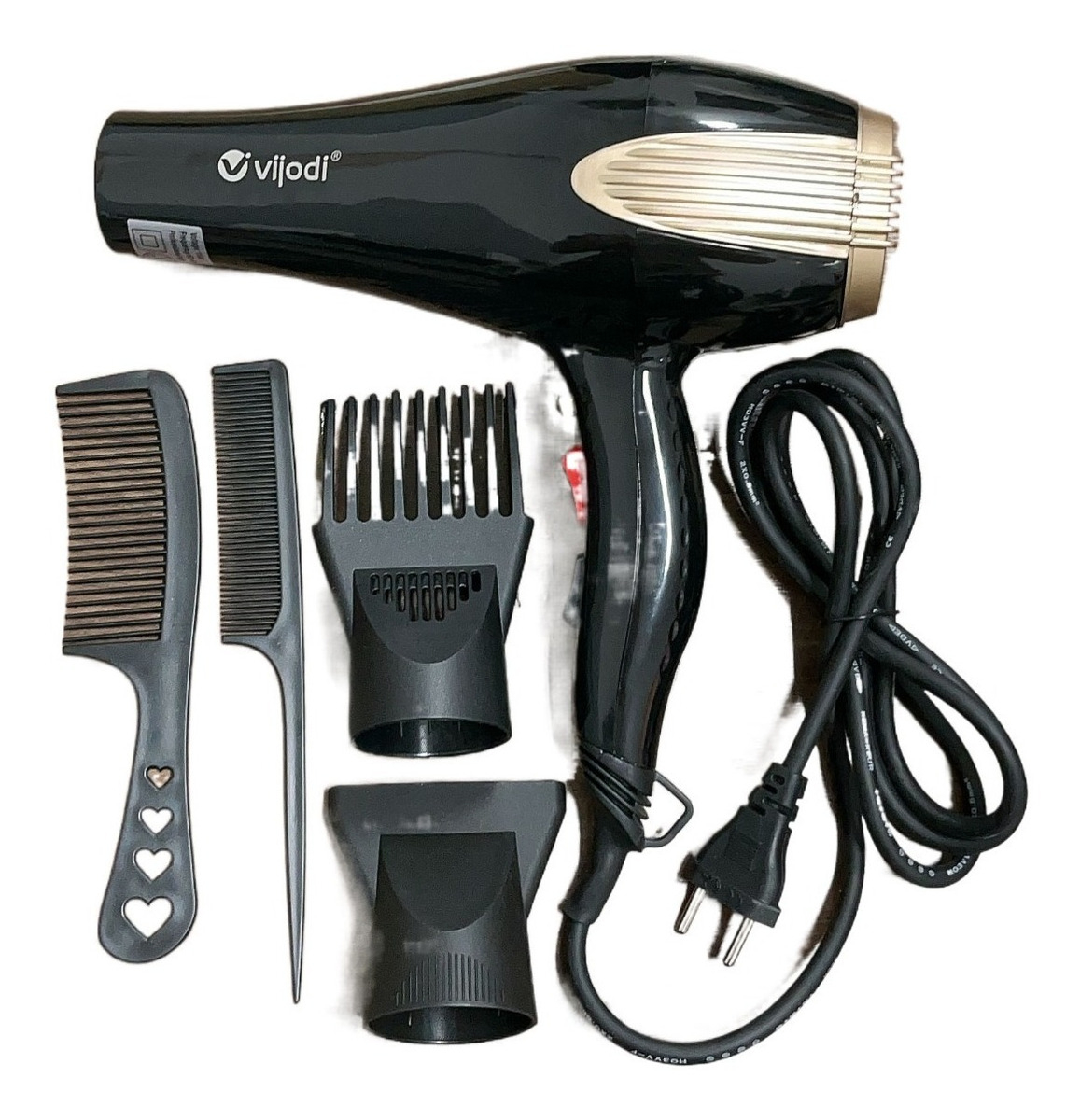 Profissional Secador De Cabelo Turbo 6000w 4 Em 1 110v