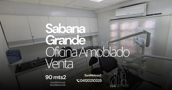 Oficina Amoblada Para Clínica Odontológica Venta Fondo De Comercio Sabana Grande 90 Mts2 Sonmetros2