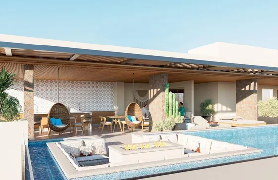 Estudio Con Rooftop Común En Pre-construcción, En Venta, Centro, Cabo San Lucas