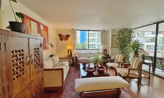 Departamento Amoblado En Arriendo De 3 Dorm. En Las Condes