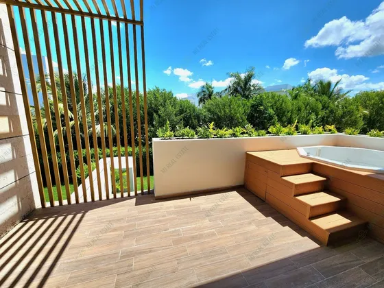 Apartamento Nuevo En Playa Nueva Romana, 2 Habitaciones Con Terraza Y Jacuzzi