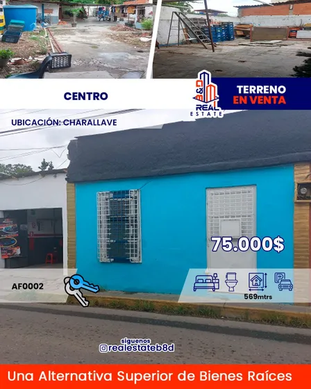 Terreno En Venta Centro - Charallave