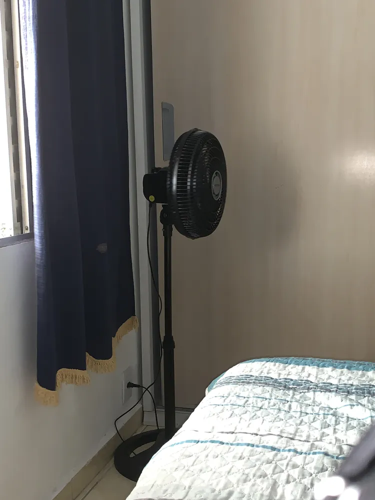 Ventilador Coluna Vermelho 50cm Pedestal Turbo Ventisol Cor da estrutura Preto - Imagem 2