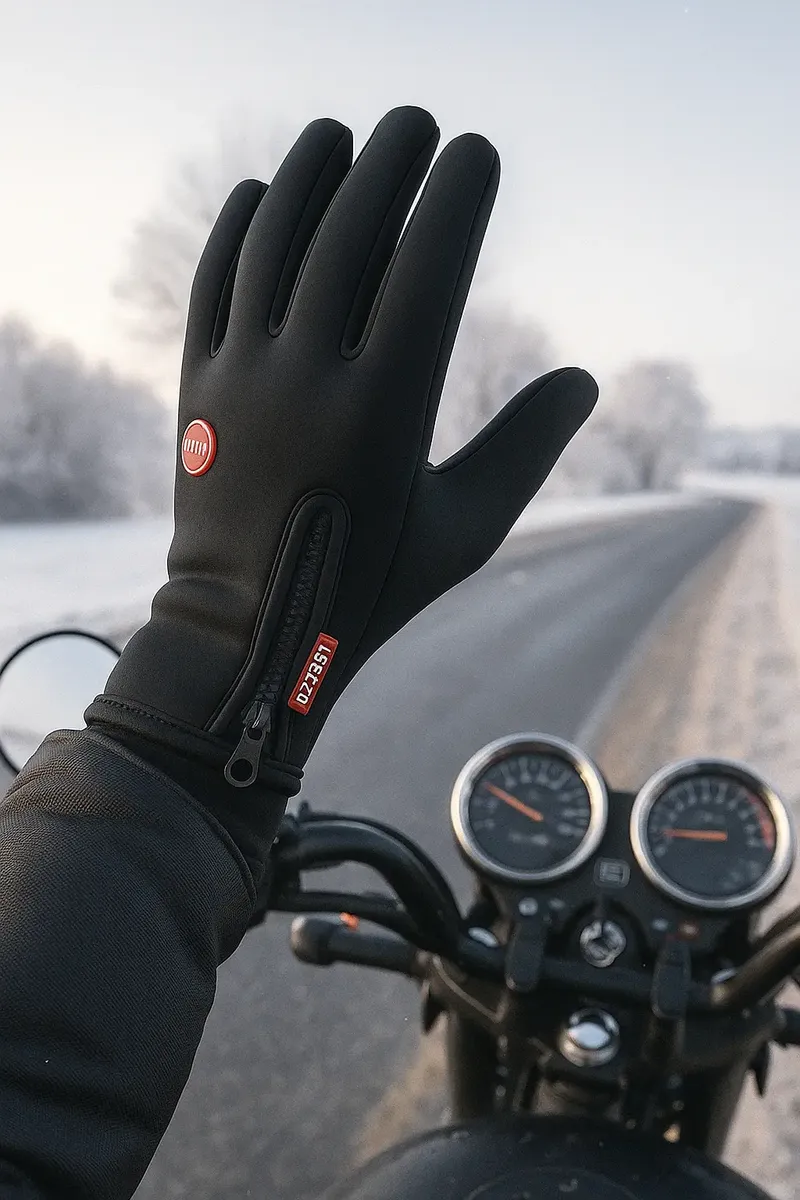 Luva Motoqueiro Moto Térmica Impermeável Touch Inverno Frio — foto 4