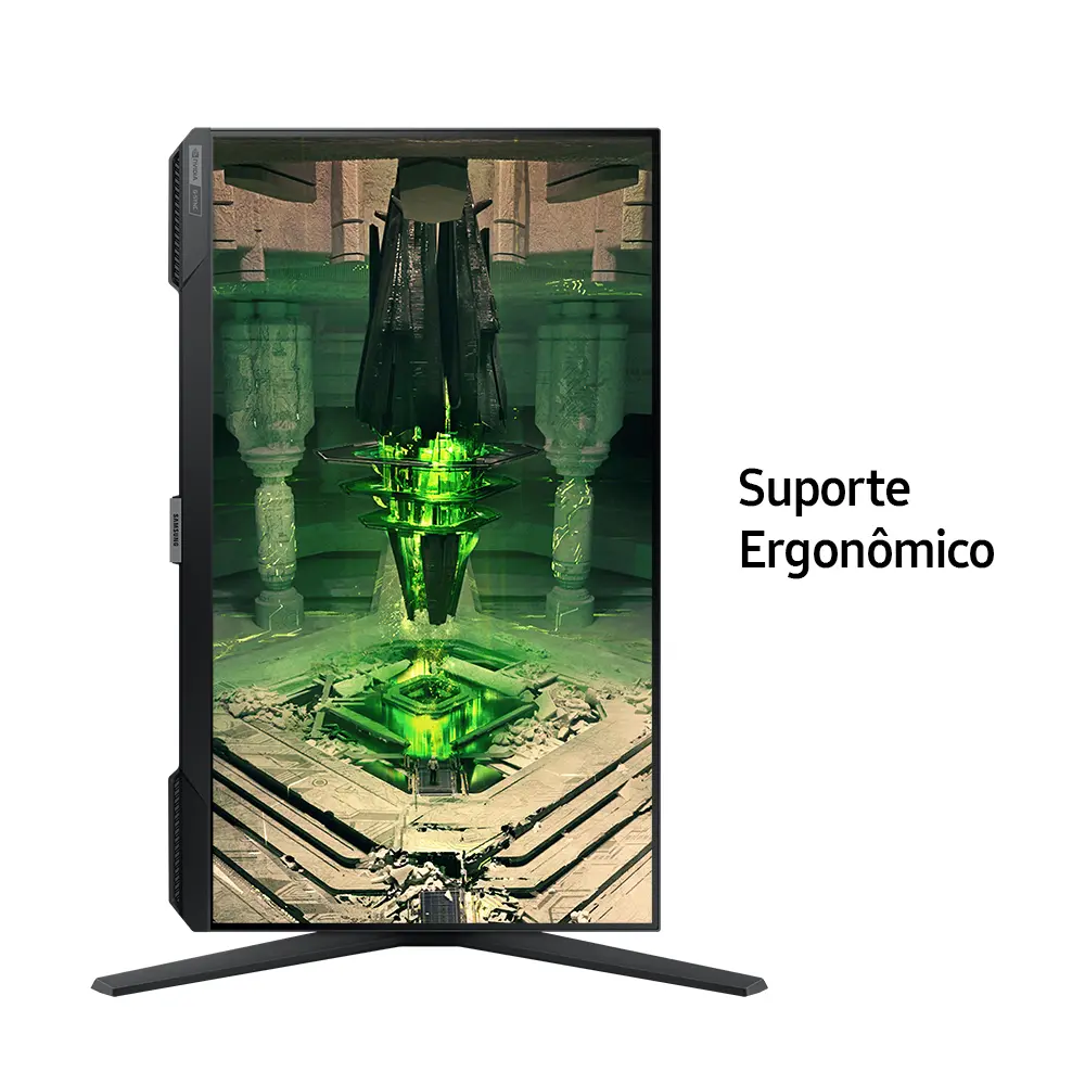 Monitor Gamer Samsung Odyssey G40 27 , 240 Hz, 1ms, Ajuste De Altura, Gsync, Freesync,hdmi, Dp, Fhd, Preto