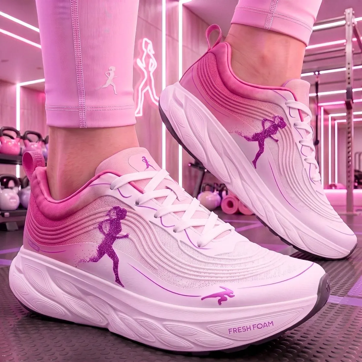 Tênis Feminino Branco Olimp Academia Corrida Caminhada Sport