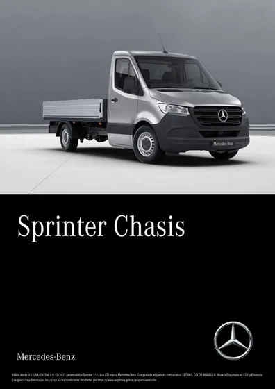 Mercedes-benz Sprinter 414 Cdi Chasis 3665