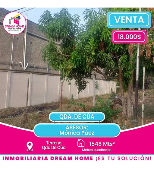 Terreno En Venta  Qda. De Cúa 