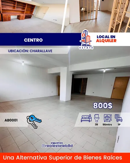 Local Comercial En Alquiler Casco Central/ Charallave.