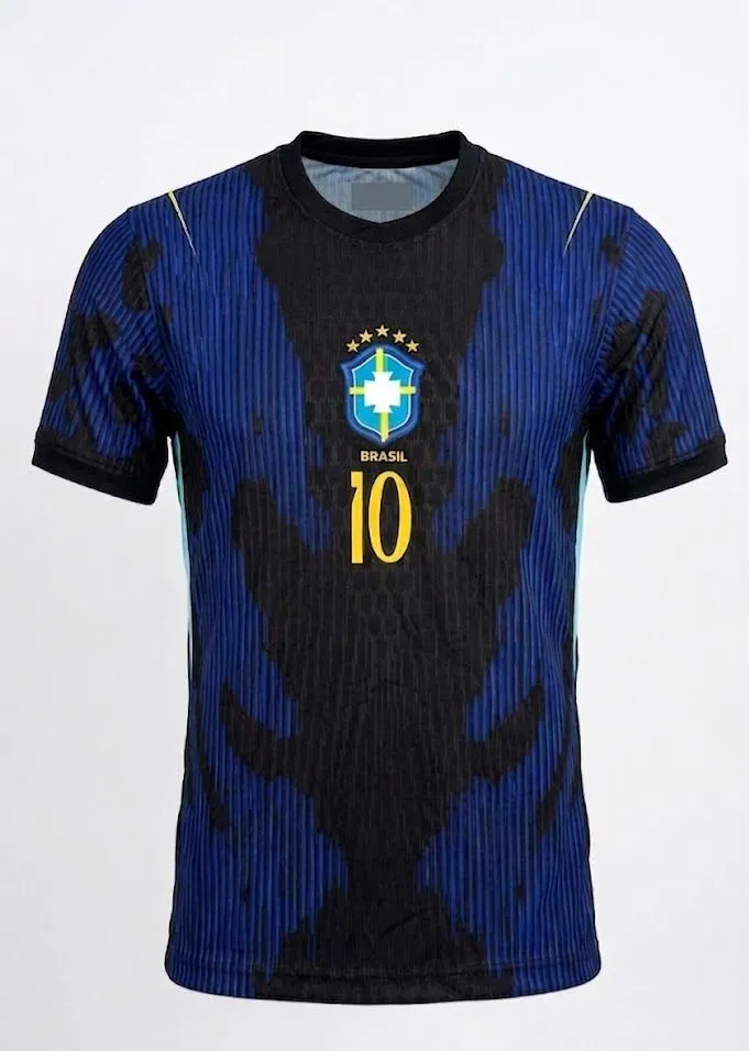 Camisa Estilo Torcedor Copa Brasil Unissex Azul