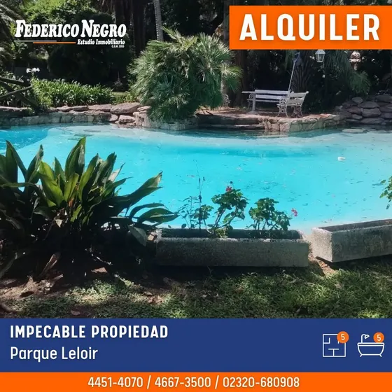 Casa En Alquiler En Parque Leloir
