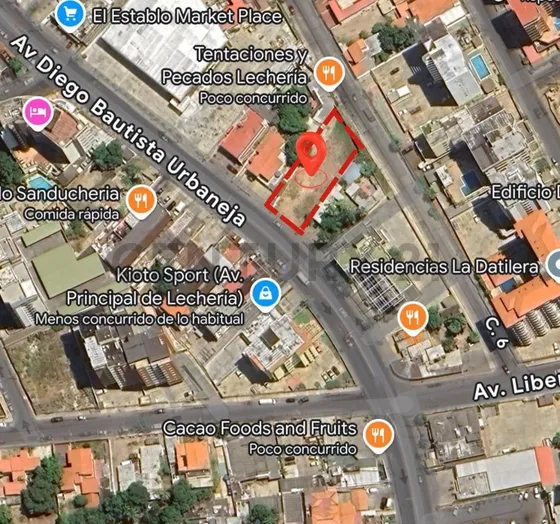 En Venta Parcela Terreno Av. Principal De Lechería