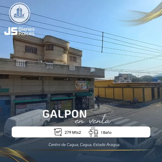 Galpon En Venta Centro De Cagua 06js