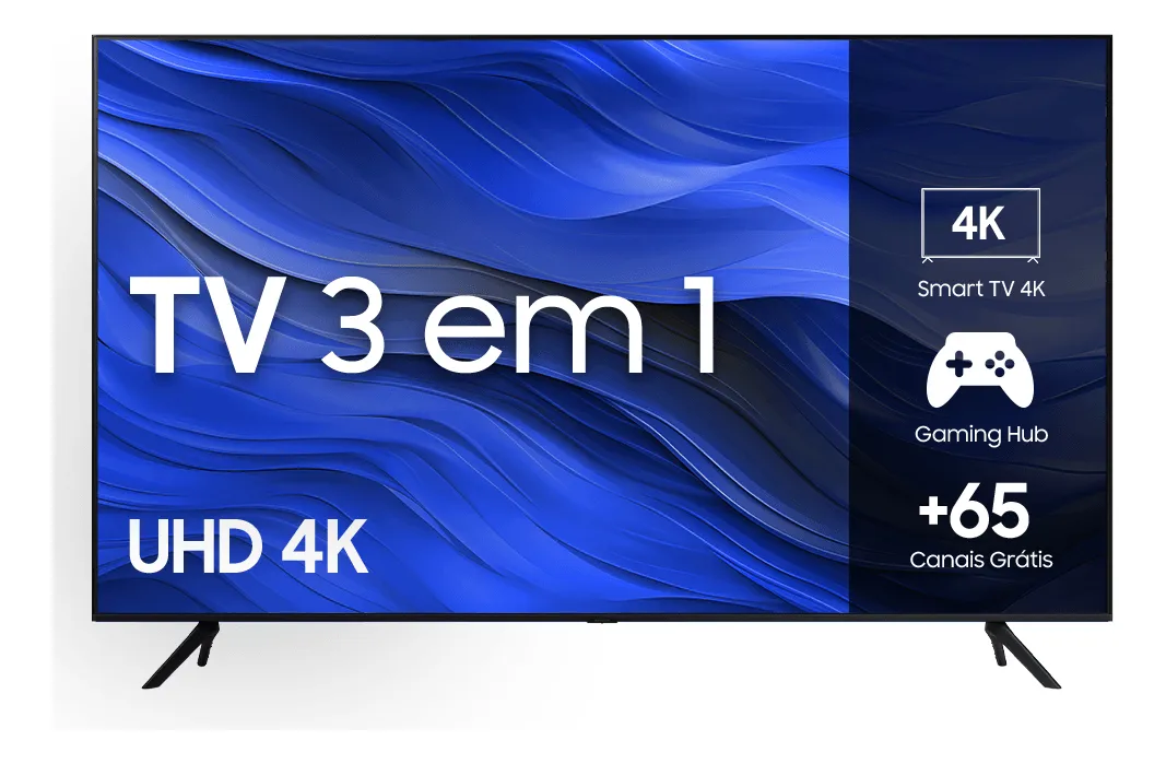 Smart TV Samsung 58" UHD 4K com Gaming Hub