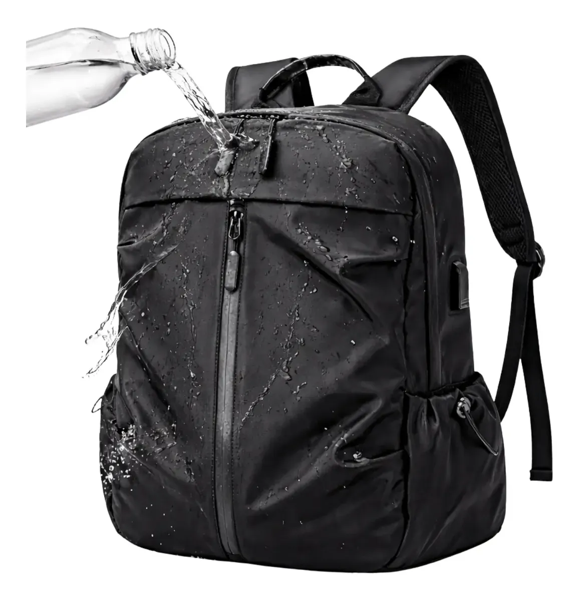 Mochila Masculina Impermeável para Notebook com Entrada USB