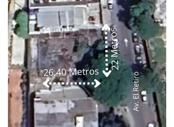 Vendo Terreno 576,40m2 El Rosal 7244