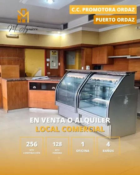 Local Comercial En Alquiler, Centro Comercial Promotora Ordaz, Puerto Ordaz