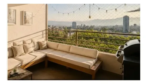 Las Condes/gran Terraza/3 Dorm./piso 23/vista Despejada