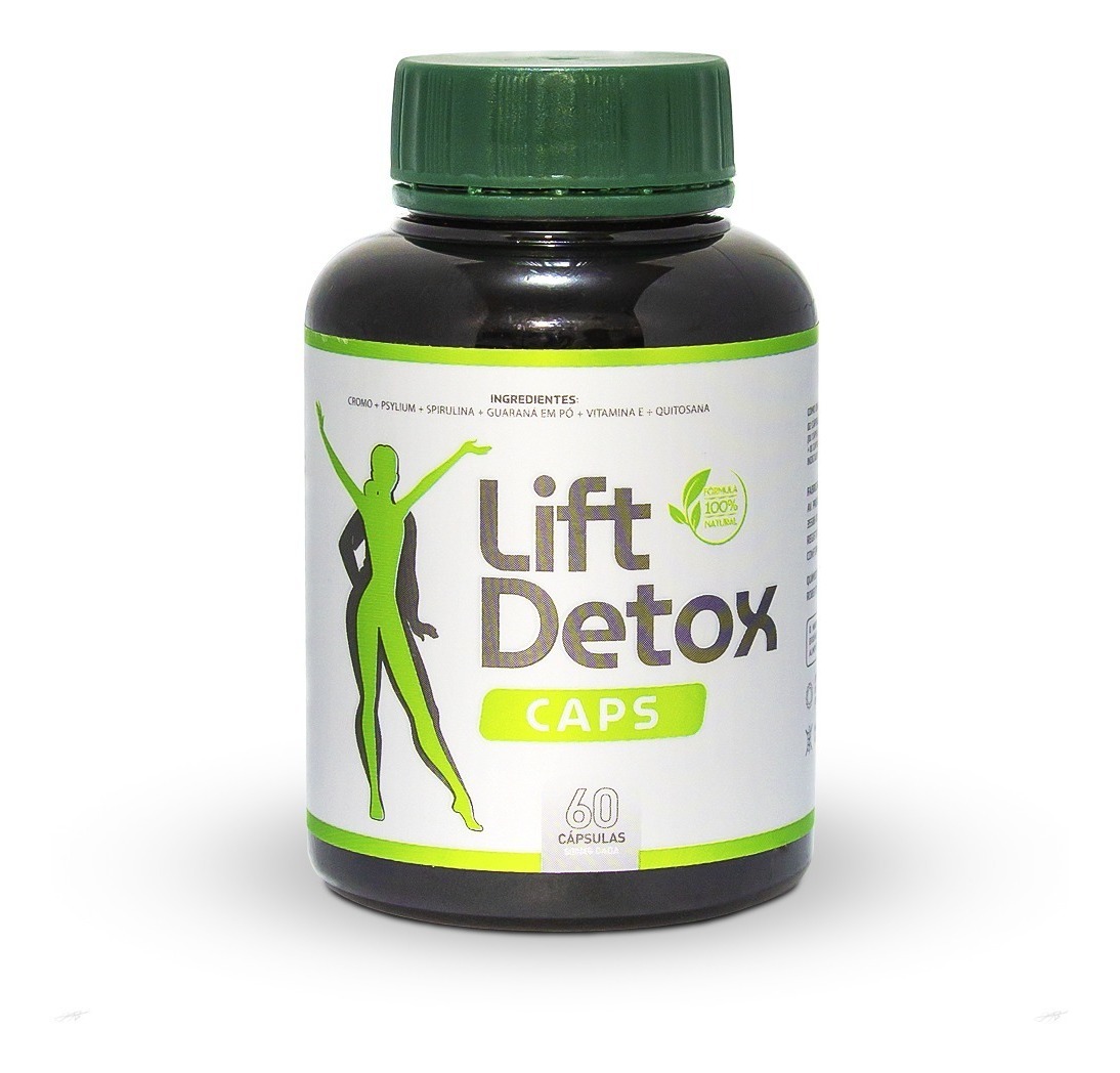 Lift Detox Caps Suplemento Antioxidante Queima De Gordura | Mercado Livre