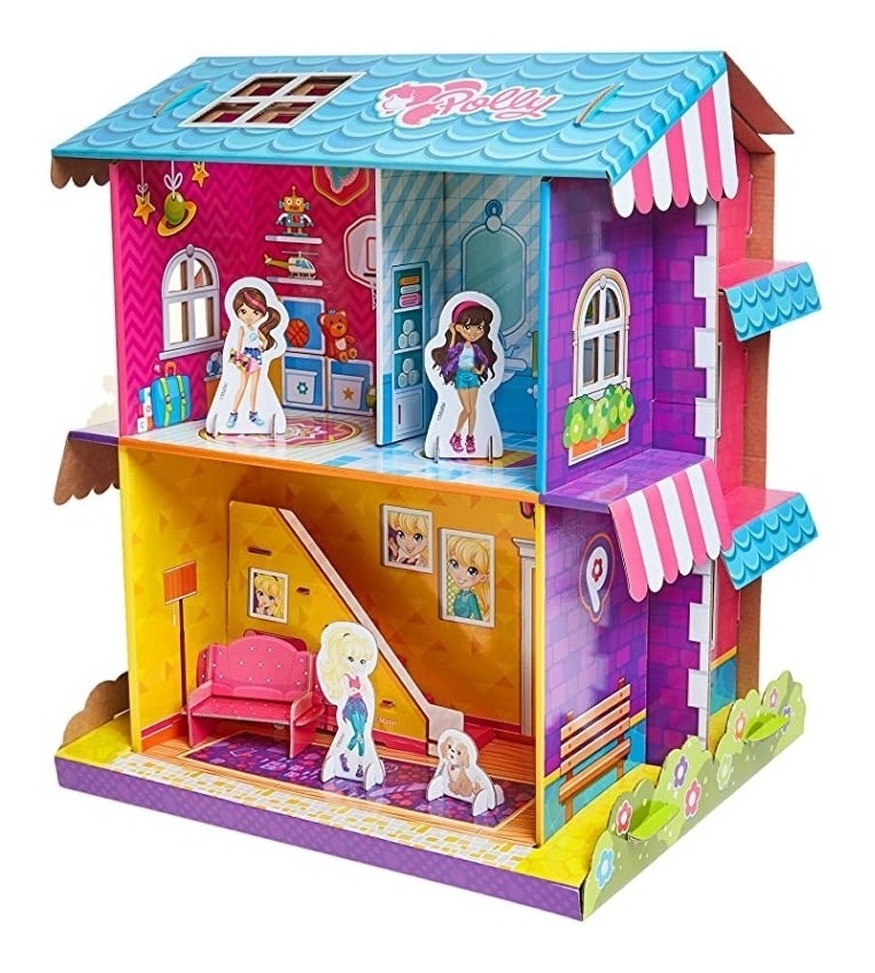 Brinquedo Boneca Mega Casa Surpresa Escala Polly Pocket GFR12 Completa  Original Matel Poly Playset em Promoção na Americanas